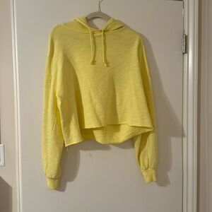 Cropped Yellow Hoodie